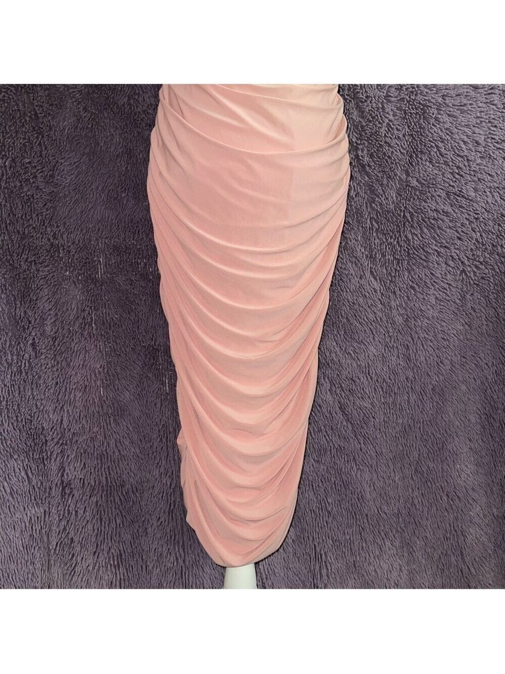 Fashion Nova V Neckline Ruched Sexy Dress - Picture 7 of 7